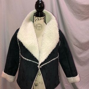 Design History Black Sherpa Coat